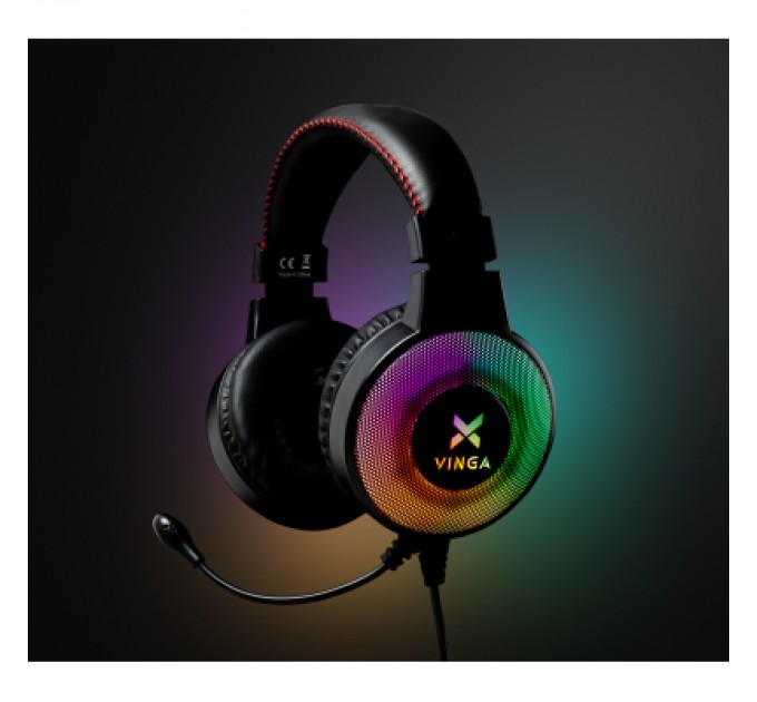 Vinga Навушники Vinga HSCU-100 Gaming LED Black (HSCU-100)