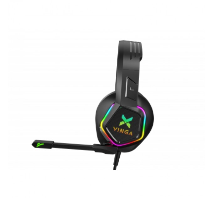 Vinga Навушники Vinga HSCU-160 Gaming LED Black (HSCU-160)