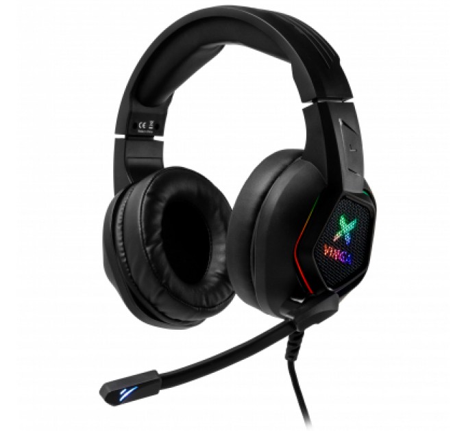 Vinga Навушники Vinga HSCU-160 Gaming LED Black (HSCU-160)