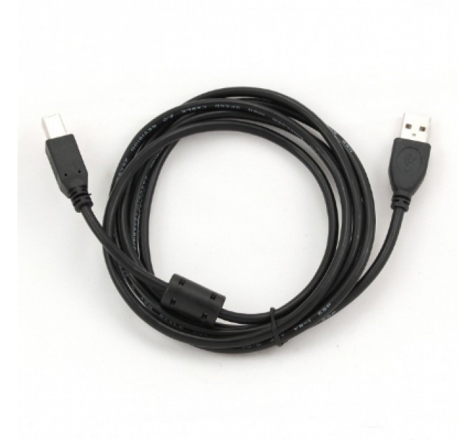 Cablexpert Кабель для принтера USB 2.0 AM/BM 1.5m ferrite Cablexpert (CCFB-USB2-AMBM-1.5M)