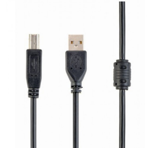 Cablexpert Кабель для принтера USB 2.0 AM/BM 1.5m ferrite Cablexpert (CCFB-USB2-AMBM-1.5M)
