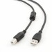 Cablexpert Кабель для принтера USB 2.0 AM/BM 3.0m ferrite Cablexpert (CCFB-USB2-AMBM-3M)