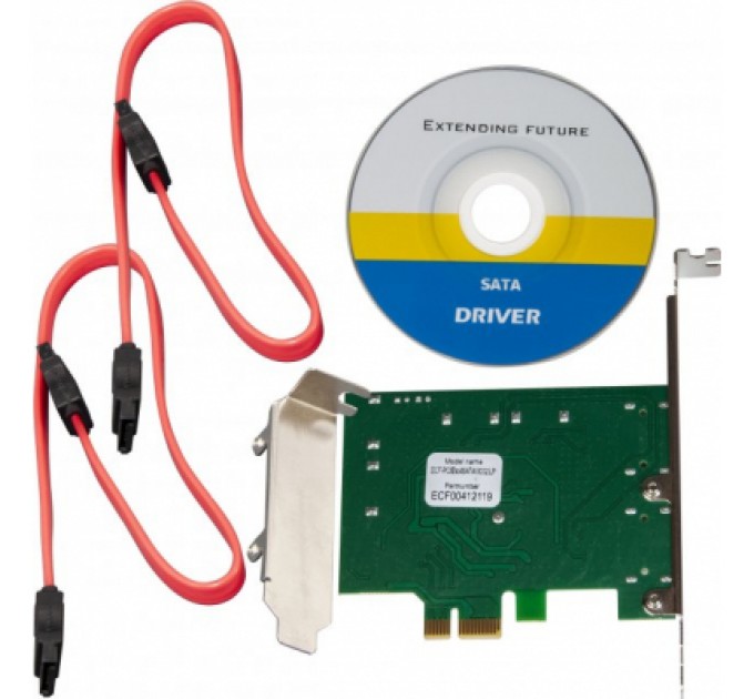 Frime Плата розширення Frime 88SE9215 4хSATA3 PCIe (ECF-PCIEto4SATAIII002)