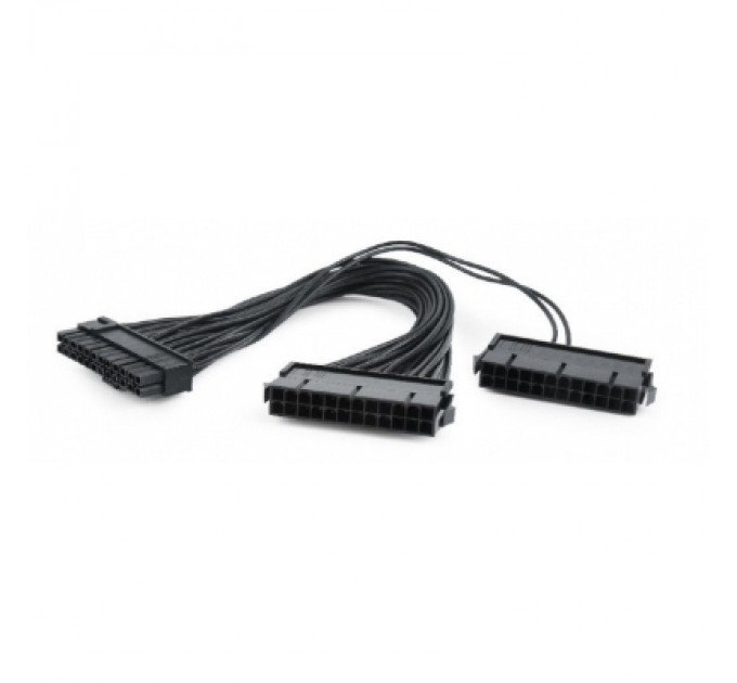 Cablexpert Перехідник MB power connector splitter 24-pin, 0.3m Cablexpert (CC-PSU24-01)