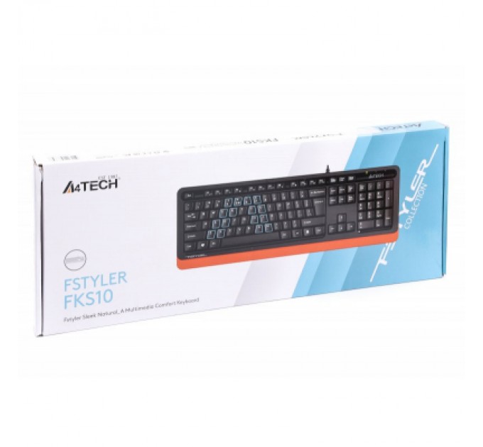 A4Tech Клавіатура A4Tech FKS10 USB Orange