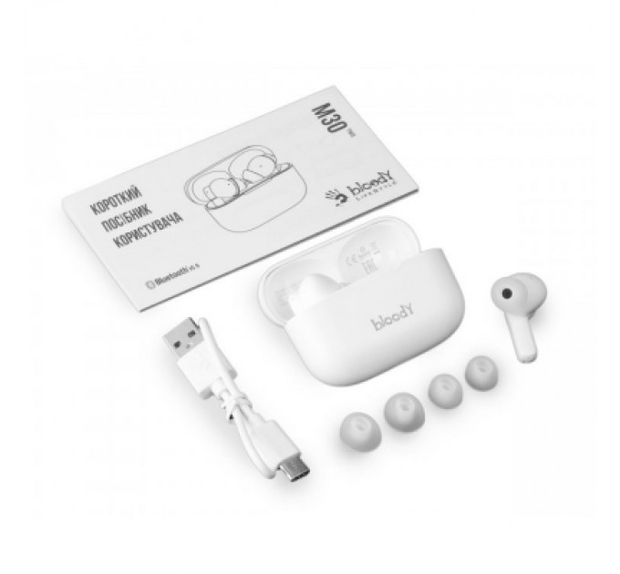 A4Tech Навушники A4Tech Bloody M30 White