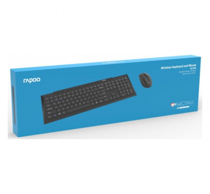 Rapoo Комплект Rapoo 8210M Wireless Black (8210M black)