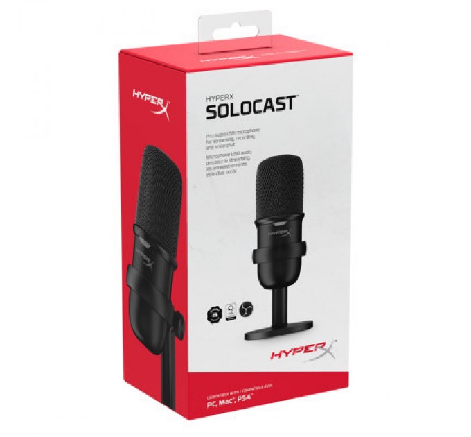 HyperX Мікрофон HyperX SoloCast Black (4P5P8AA)