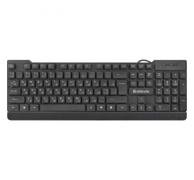 Defender Клавіатура Defender Element HB-190 UKR USB Black (45192)