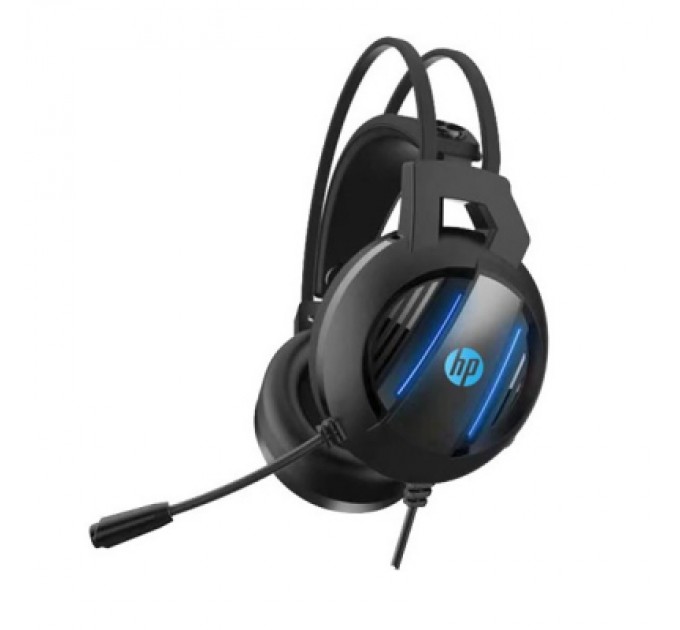 HP Навушники HP DHE-8001 USB+3.5mm LED Black (DHE-8001)