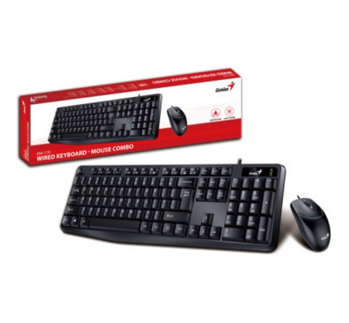 Genius Комплект Genius KM-170 Black Ukr (31330006409)