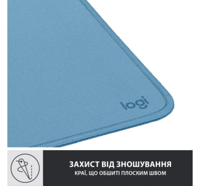 Logitech Килимок для мишки Logitech Mouse Pad Studio Series Blue (956-000051)