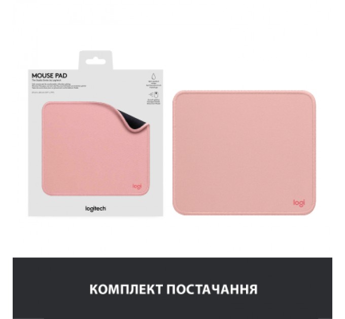 Logitech Килимок для мишки Logitech Mouse Pad Studio Series Darker Rose (956-000050)