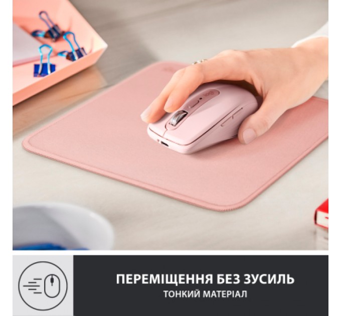 Logitech Килимок для мишки Logitech Mouse Pad Studio Series Darker Rose (956-000050)