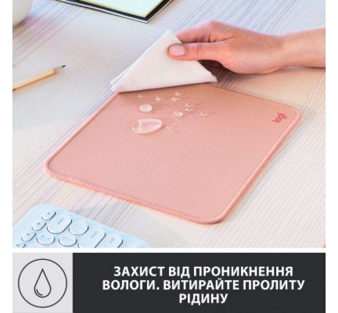 Logitech Килимок для мишки Logitech Mouse Pad Studio Series Darker Rose (956-000050)