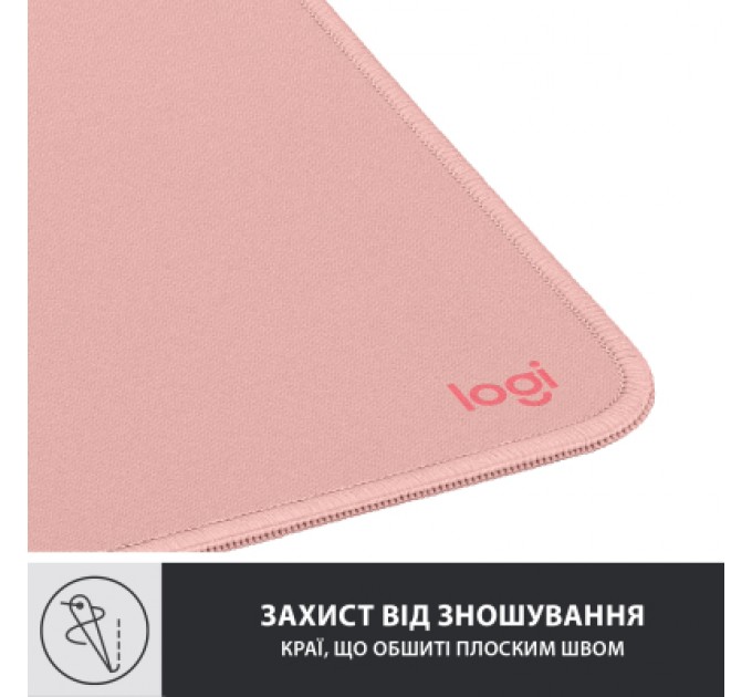 Logitech Килимок для мишки Logitech Mouse Pad Studio Series Darker Rose (956-000050)