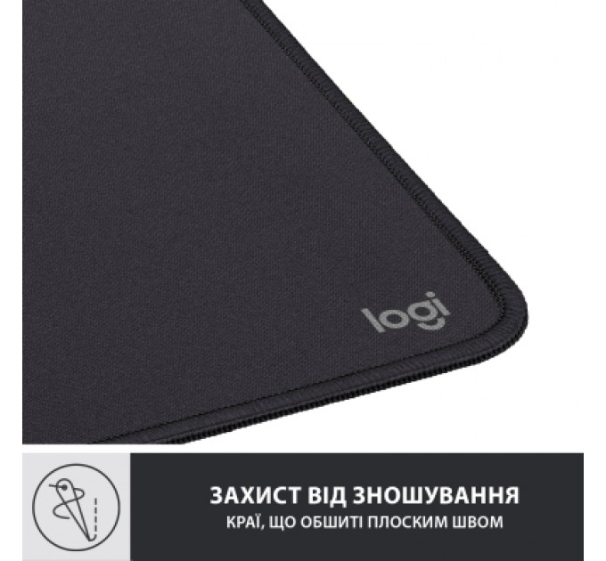 Logitech Килимок для мишки Logitech Mouse Pad Studio Series Graphite (956-000049)