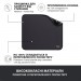 Logitech Килимок для мишки Logitech Mouse Pad Studio Series Graphite (956-000049)