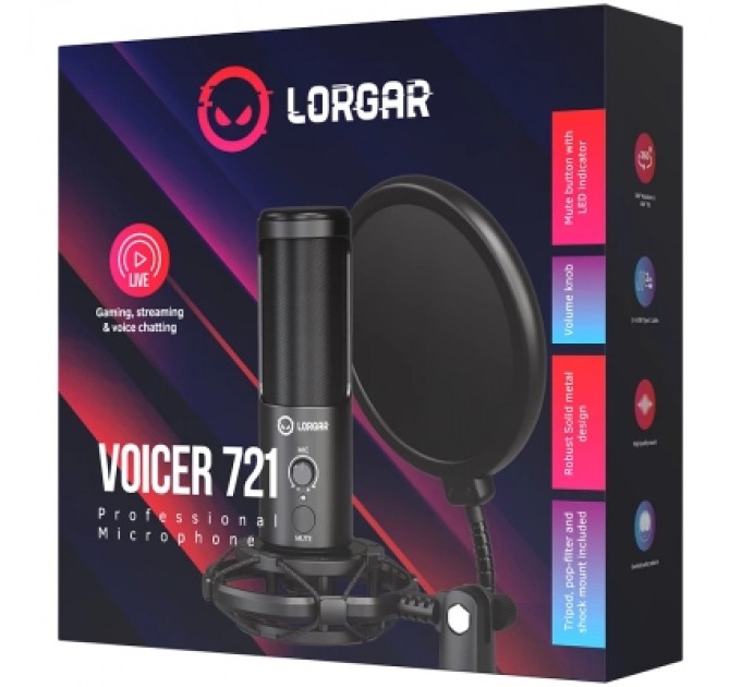 Lorgar Мікрофон Lorgar Voicer 721 (LRG-CMT721)
