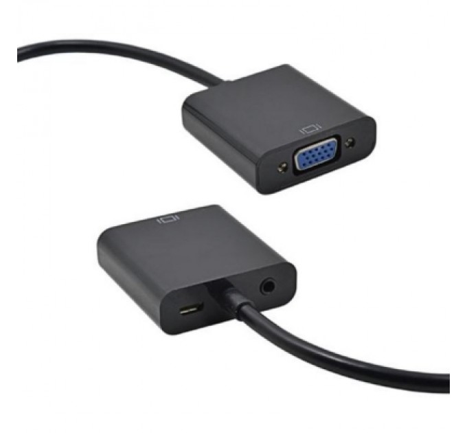ST-Lab Перехідник ST-Lab HDMI male to VGA F (з кабелями аудіо і живлення від USB) (U-990)