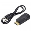 STLab Перехідник ST-Lab HDMI male (PC/laptop) - VGA F(Monitor) (U-991 black)