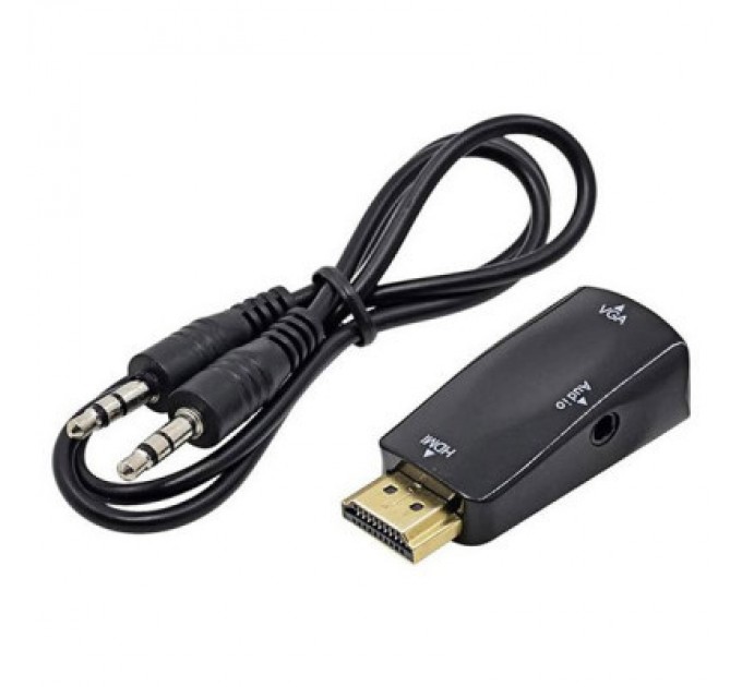 STLab Перехідник ST-Lab HDMI male (PC/laptop) - VGA F(Monitor) (U-991 black)