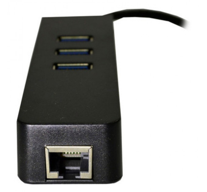 Dynamode Перехідник Dynamode USB 3.1 Type-C - RJ45 Gigabit Lan, 3*USB 3.0 (USB3.1-TypeC-RJ45-HUB3)