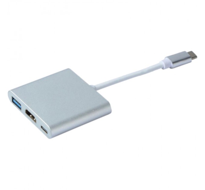 Dynamode Перехідник Dynamode Dynamode USB3.1 Type-C to 1хHDMI, 1хUSB 3.0, 1хUSB Type-C Fe (Multiport USB 3.1 Type-C to HDMI)