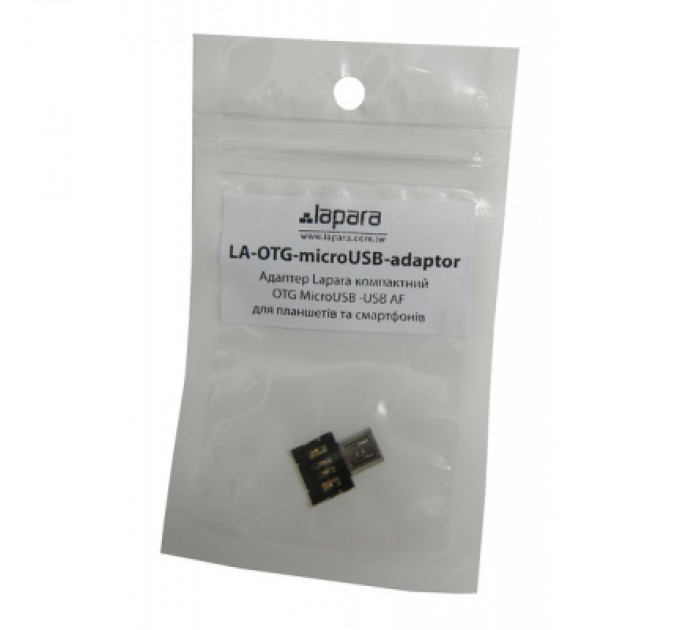 Lapara Перехідник OTG Micro to USB AF Lapara (LA-OTG-microUSB-adaptor)