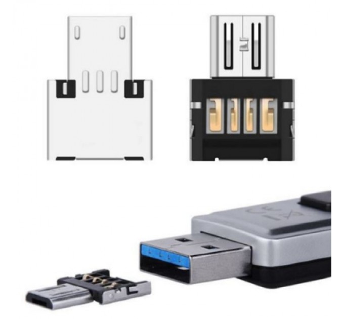 Lapara Перехідник OTG Micro to USB AF Lapara (LA-OTG-microUSB-adaptor)
