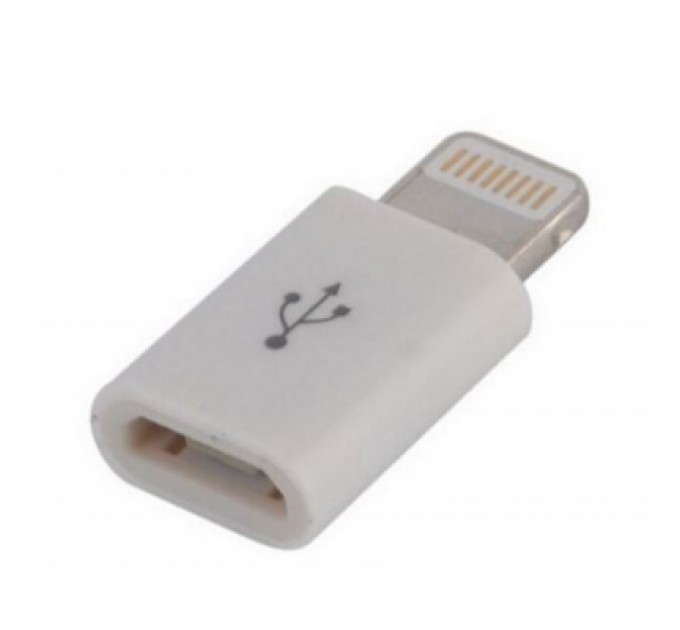 Lapara Перехідник Lightning to Micro USB Lapara (LA-Lightning-MicroUSB-adaptor white)