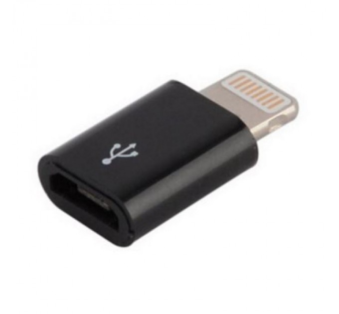Lapara Перехідник Lightning to Micro USB Lapara (LA-Lightning-MicroUSB-adaptor black)