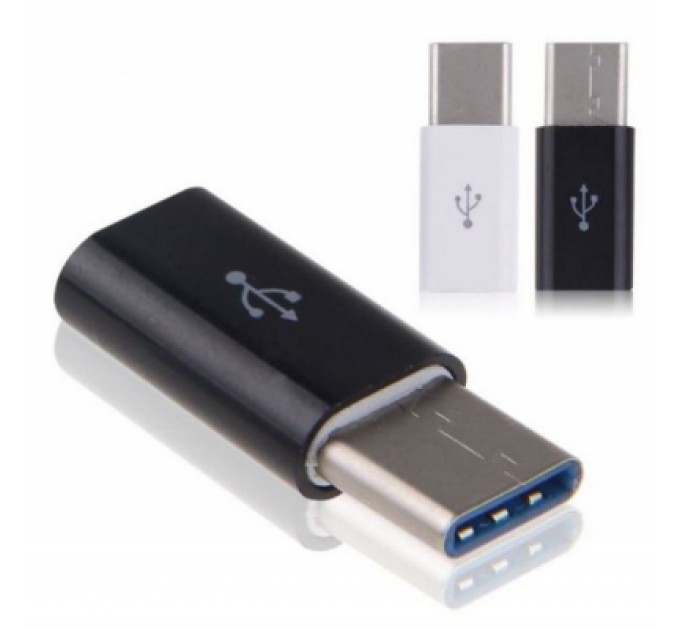 Lapara Перехідник Type-C to Micro USB Lapara (LA-Type-C-MicroUSB-adaptor black)