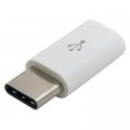 Lapara Перехідник Lapara USB 3.1 Type-C male to Micro USB female OTG (LA-Type-C-MicroUSB-adaptor white)