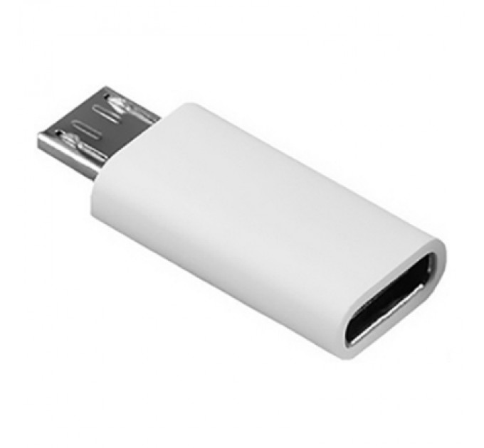 Lapara Перехідник Lapara Micro USB Male to USB 3.1 Type-C Female white (LA-MaleMicroUSB-TypeC-Female white)