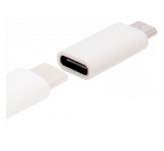 Lapara Перехідник Lapara Micro USB Male to USB 3.1 Type-C Female white (LA-MaleMicroUSB-TypeC-Female white)