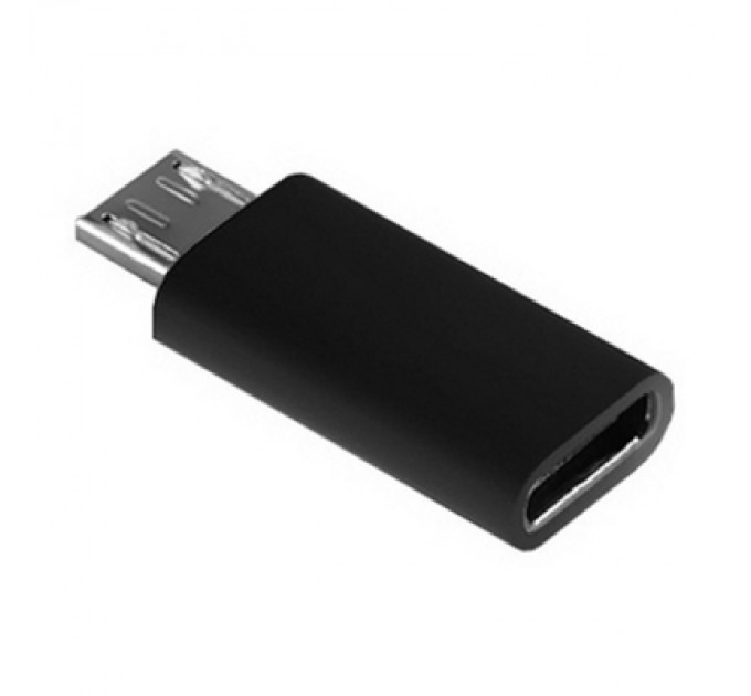 Lapara Перехідник Lapara Micro USB Male to USB 3.1 Type-C Female black (LA-MaleMicroUSB-TypeC-Female black)
