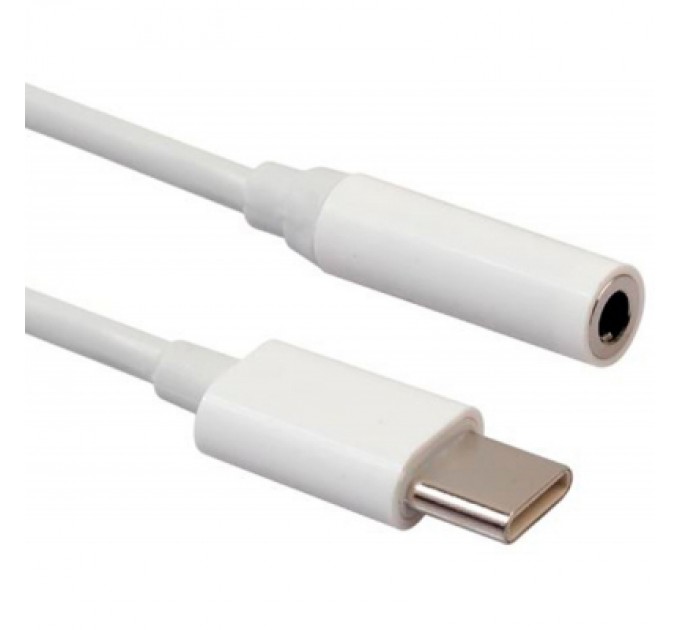 Lapara Перехідник Lapara USB Type-C Male - Audio AUX mini jack 3,5 mm Female (LA-Type-C-Audio-3.5mm white)