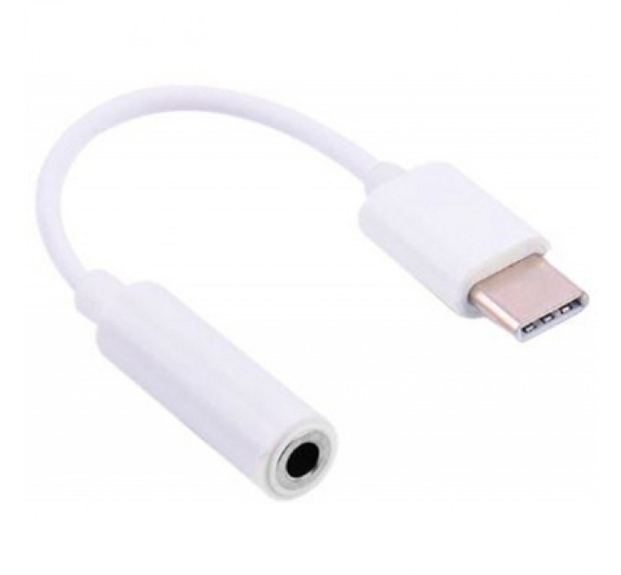 Lapara Перехідник Lapara USB Type-C Male - Audio AUX mini jack 3,5 mm Female (LA-Type-C-Audio-3.5mm white)
