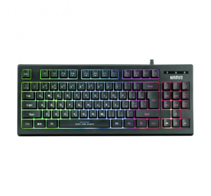 Marvo Клавіатура Marvo K607 3 colors-LED USB (K607)