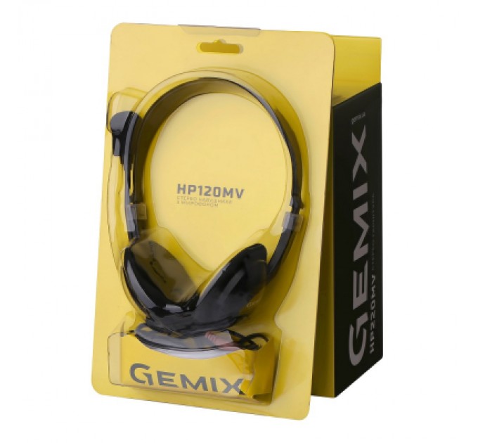 Gemix Навушники Gemix HP-120MV Black (HP-120MV)