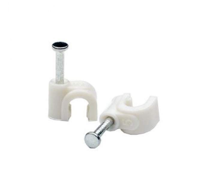 Atcom Скоба Atcom для крепления кабеля 5мм 100шт (15255)