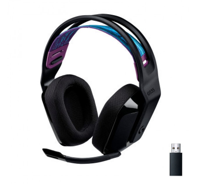 Logitech Навушники Logitech G535 Lightspeed Wireless Gaming Headset Black (981-000972)