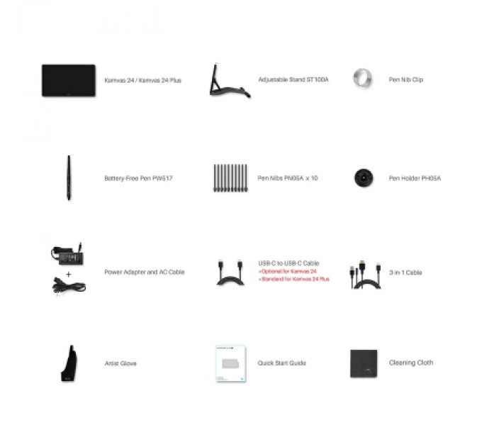 Huion Графічний планшет Huion Kamvas 24 (GS2401)