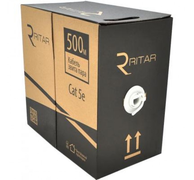 Ritar Кабель мережевий Ritar UTP 500м КВП (2*2*0,50) mark 2Р 24AWG [СCA] (05059)