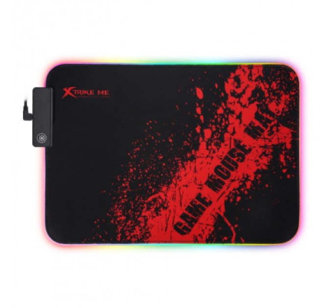 Xtrike ME Килимок для мишки Xtrike ME MP-602 RGB lighting Black/Red (MP-602)