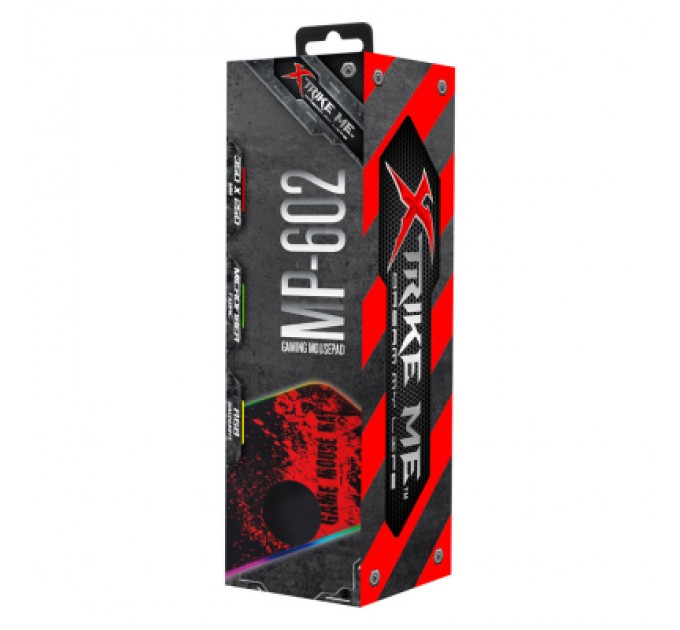 Xtrike ME Килимок для мишки Xtrike ME MP-602 RGB lighting Black/Red (MP-602)