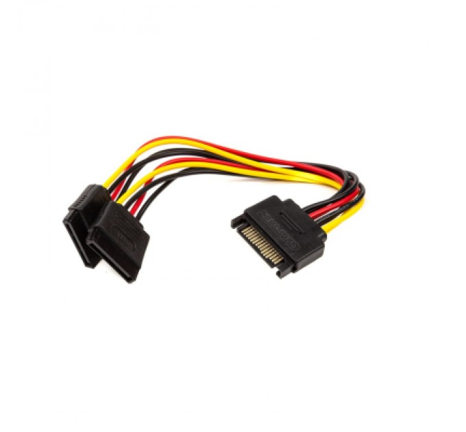 PowerPlant Кабель для передачі даних SATA to 2xSATA 0.15m PowerPlant (CA913169)