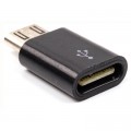 PowerPlant Перехідник USB Type-C (F) to microUSB (M) PowerPlant (CA913145)