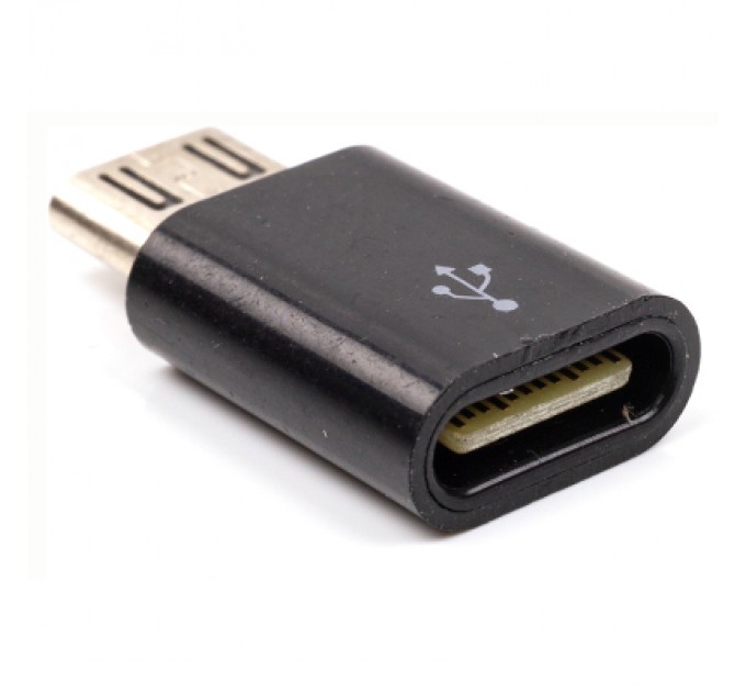 PowerPlant Перехідник USB Type-C (F) to microUSB (M) PowerPlant (CA913145)